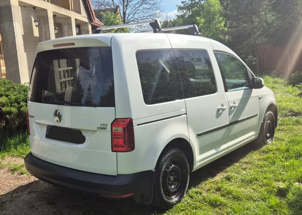 Volkswagen Caddy cena 46000 przebieg: 275294, rok produkcji 2015 z Golina małe 79